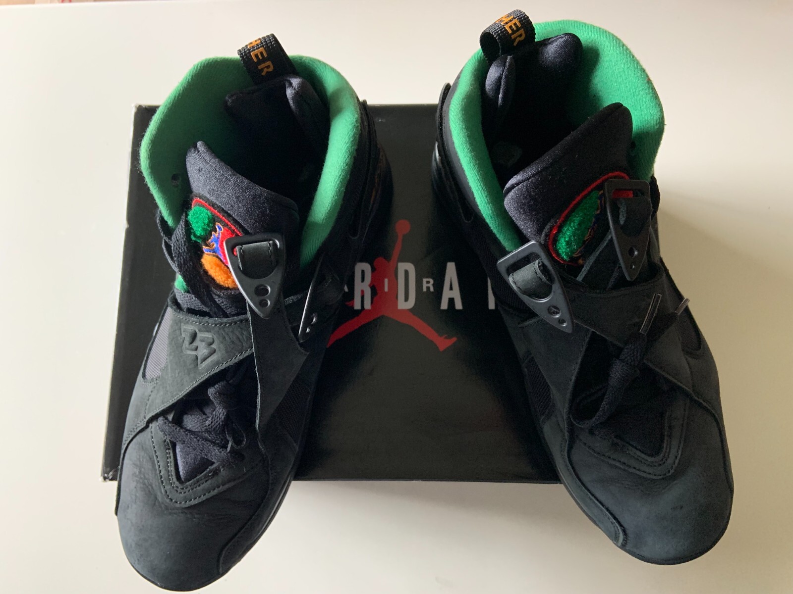 Pre-Owned Nike Air Jordan 8 Retro 305381-004 Tinker Air Raid Men’s 10 Shoes BLK