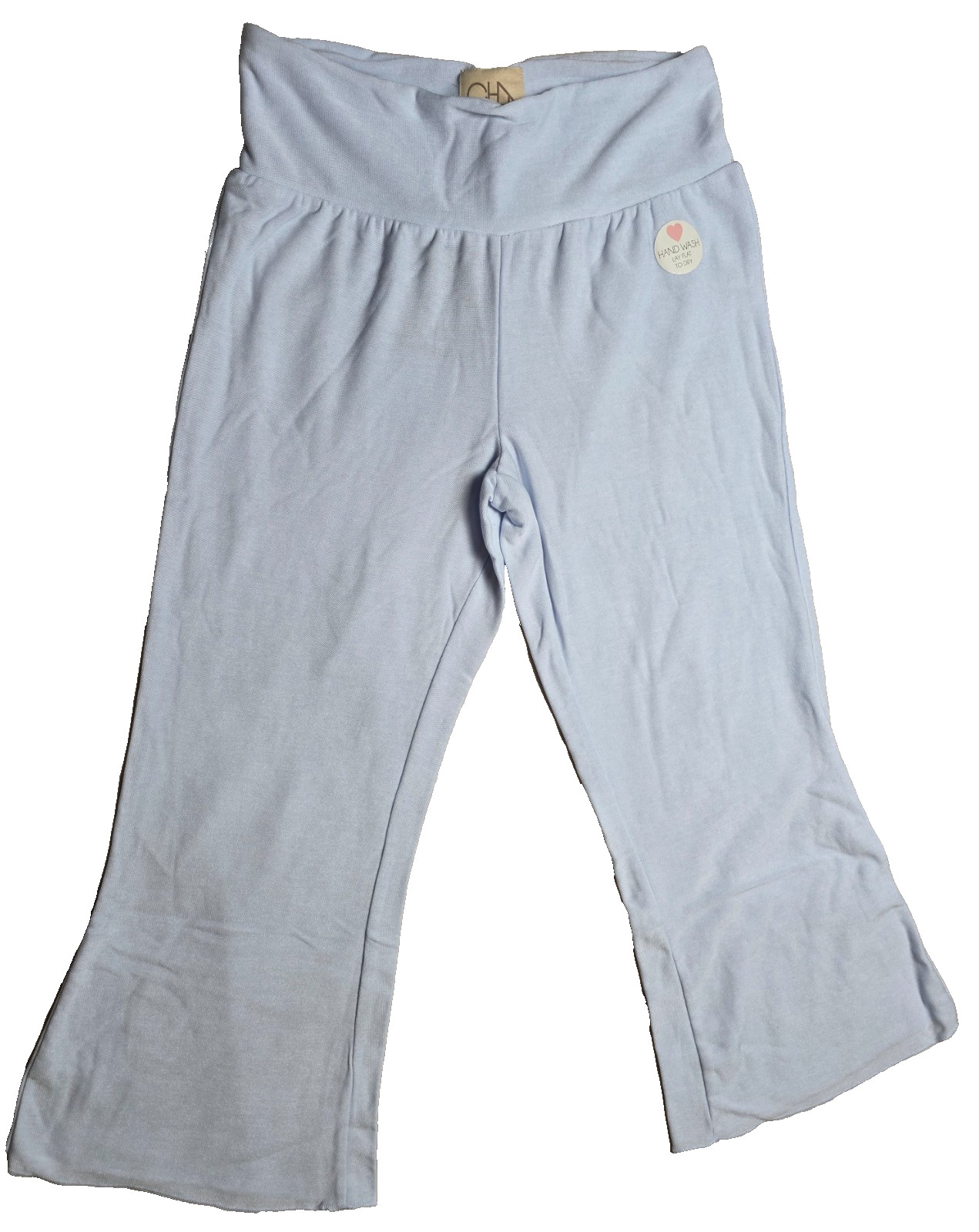 Chaser XS Lounge Pants Wide Leg Cropped Pull On Soft Knit NWT