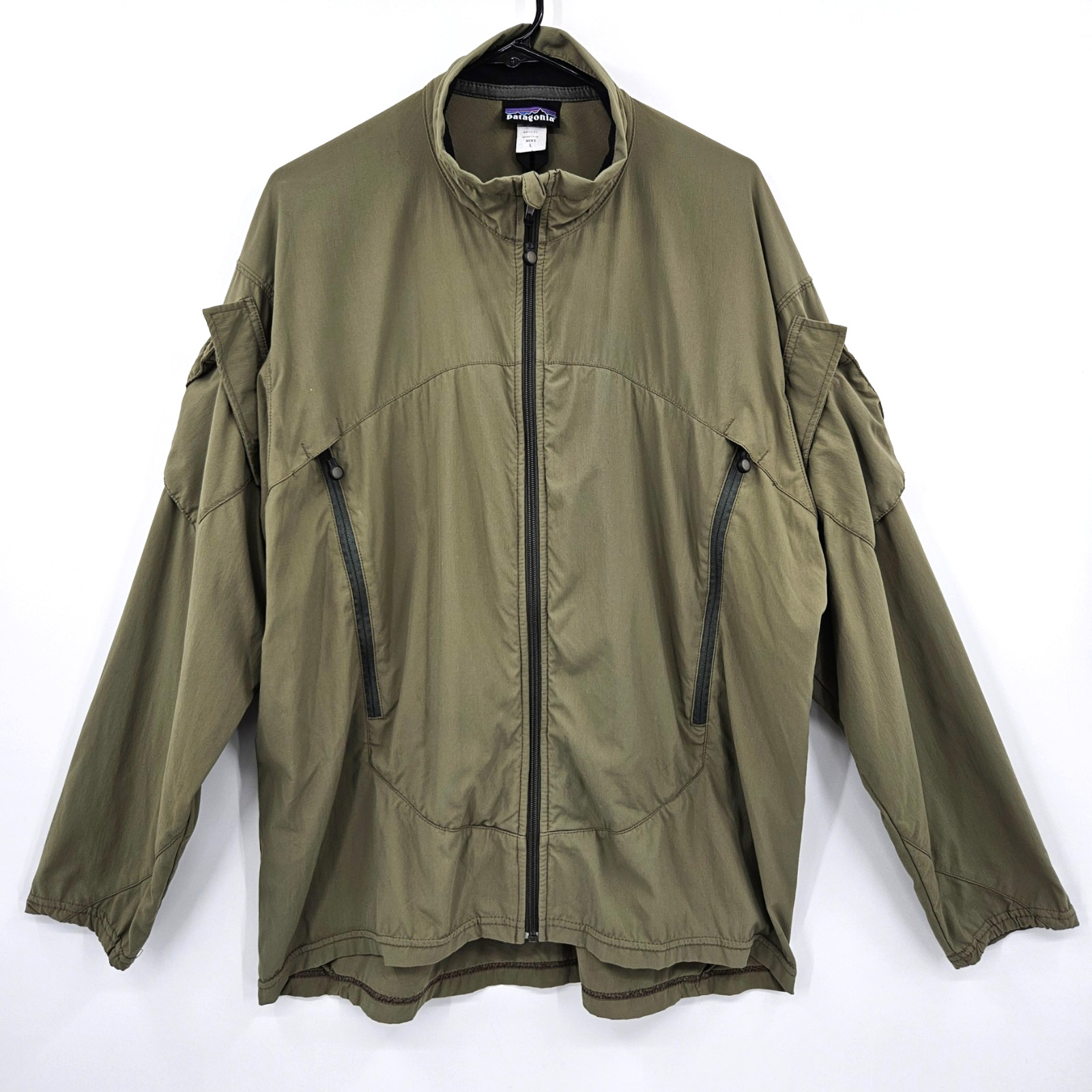 Patagonia Alpha Green Slingshot MARS Military Full Zip Jacket 19016 Made USA L