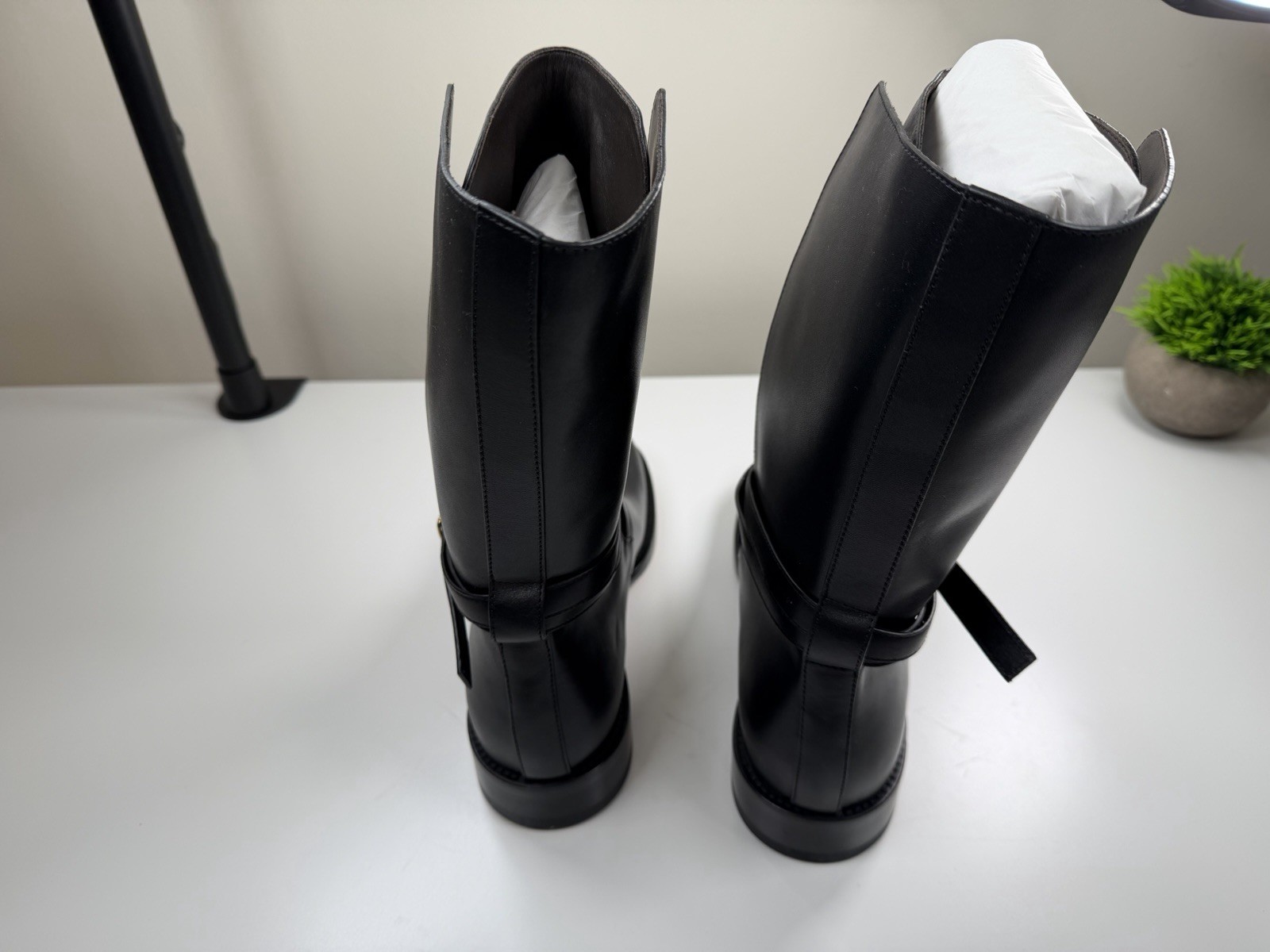The Row Jodhpur Boots Black Leather Size EU 39 / US 9