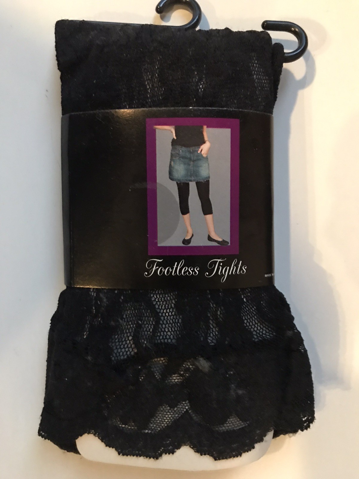 Hot Topic footless tights Gothic punk vintage women’s size S/M small/medium