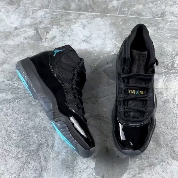 Air Jordan 11 “GAMMA” Black Blue High Top Retro Basketball Shoes