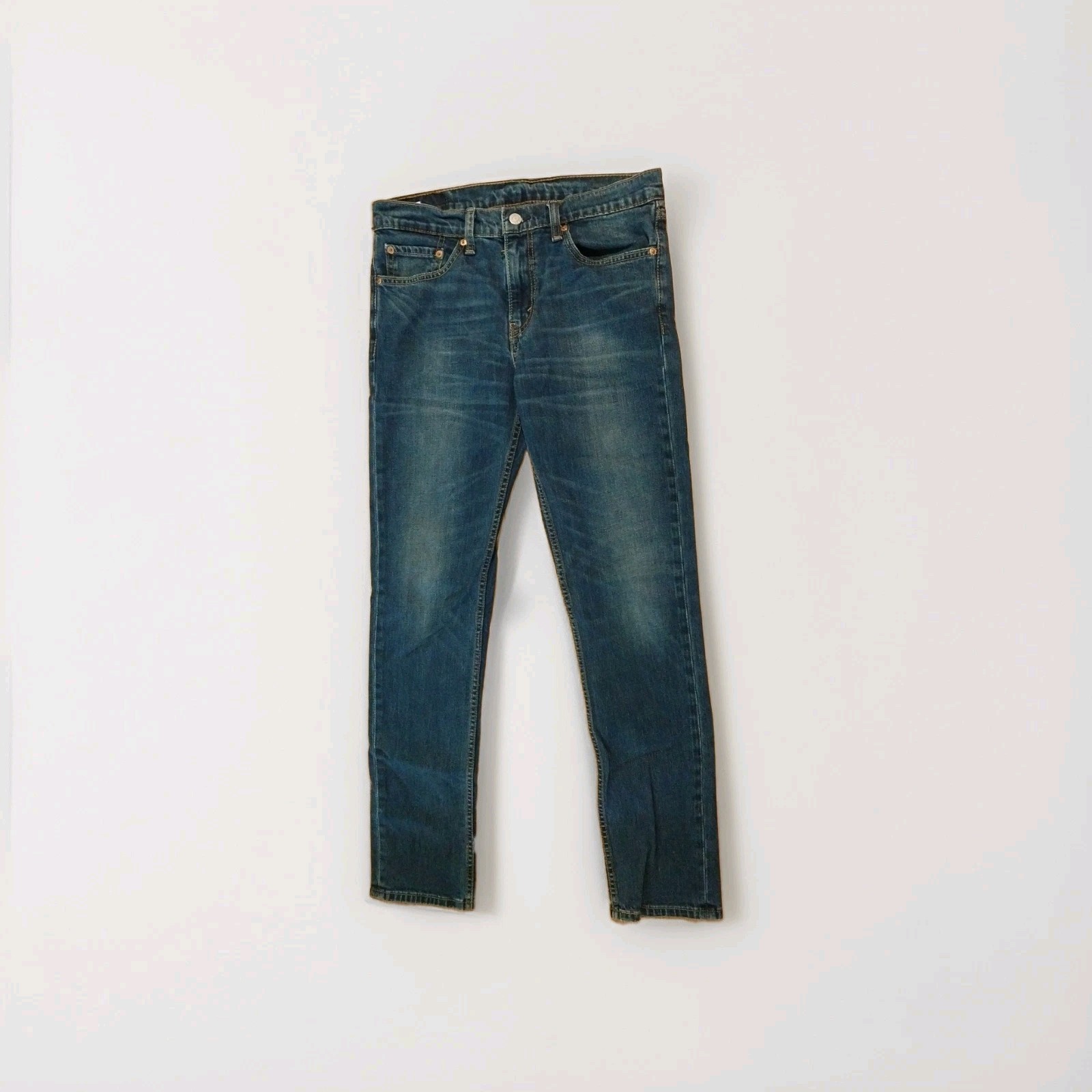 LEVI’S 511 JEANS BLUE DENIM ZIPPER FLY SKINNY MEN’S 32 X 34