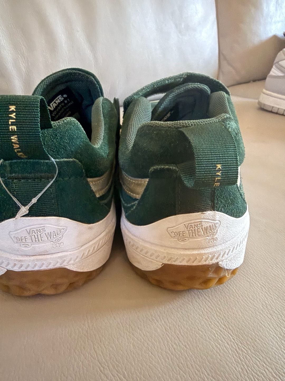 Vans Kyle Walker Pro 2 Shake Junt Forest Green Gold Skate Shoes