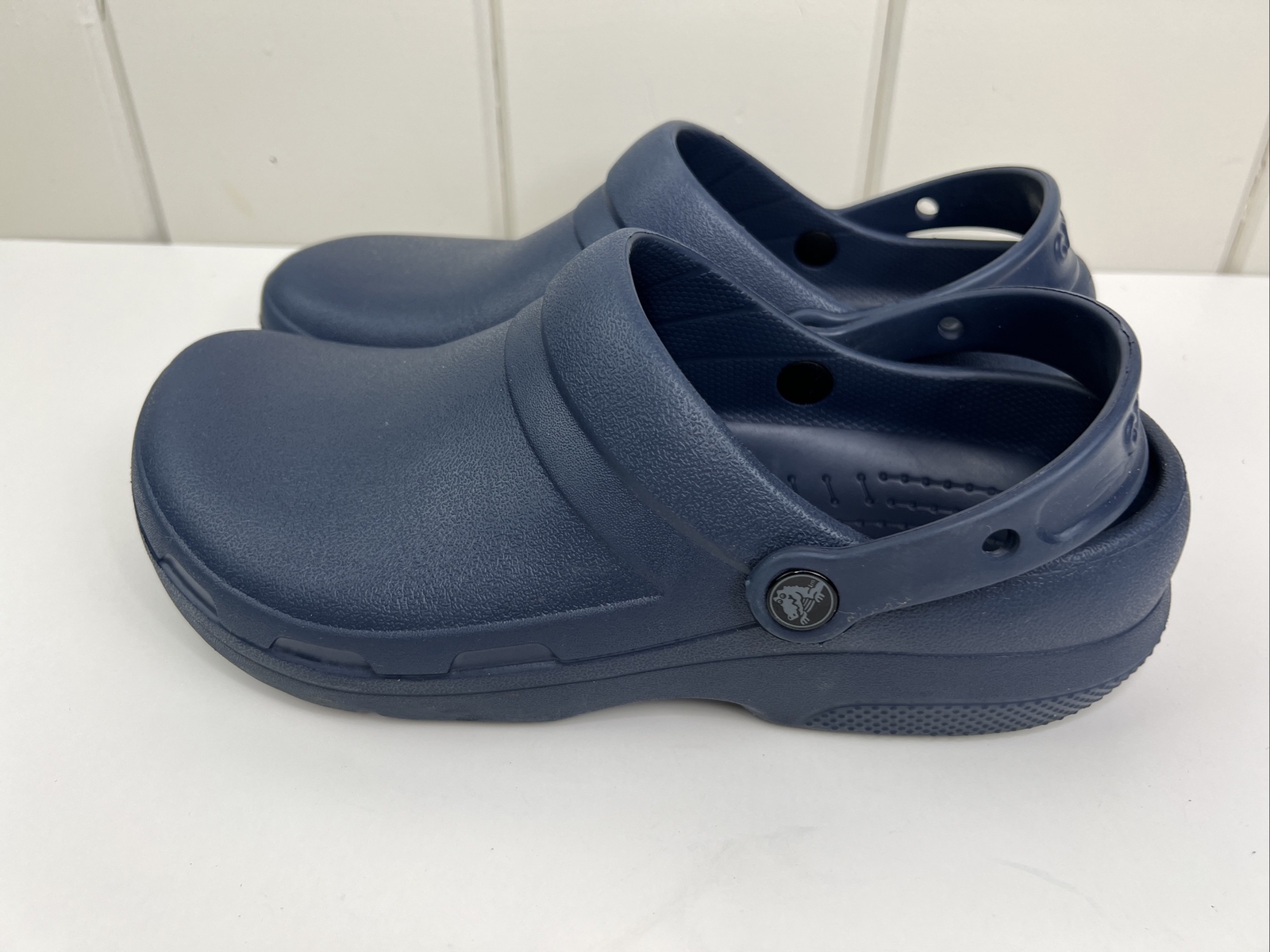 Crocs at Work Unisex Women’s 11 Men’s 9 Iconic Crocs Comfort Blue EUC