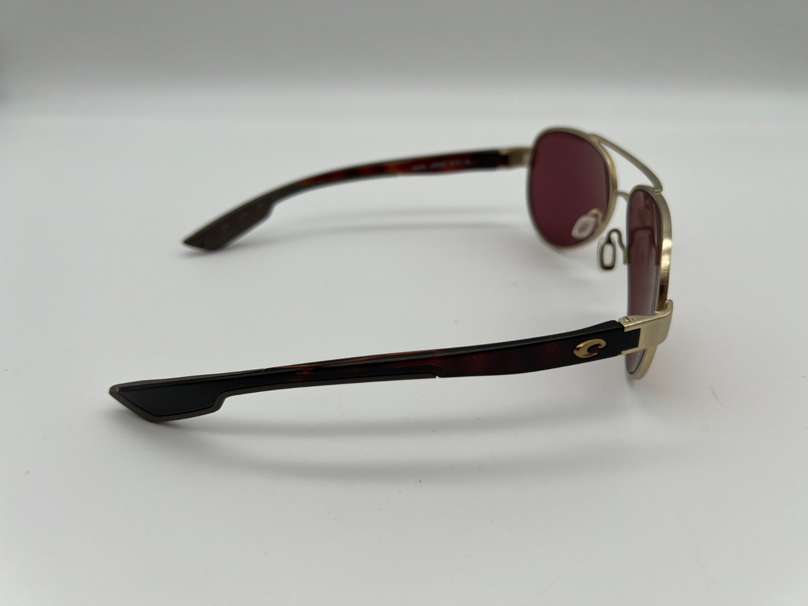 NEW Costa Del Mar LORETO Polarized Sunglasses Brushed Gold/Gold Mirror Glass 580
