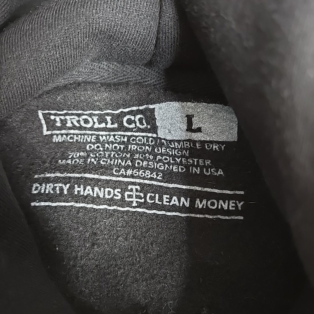 Troll Co Clothing Pay Me For My Experience Not My Time Hoodie Mens Large Black