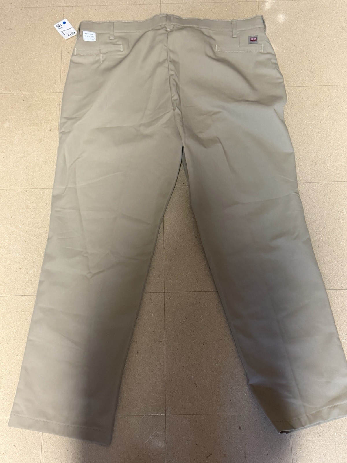 Red Kap Mens Industrial Work Pant With Pockets PT20, Black, 46W×30L Work Wear