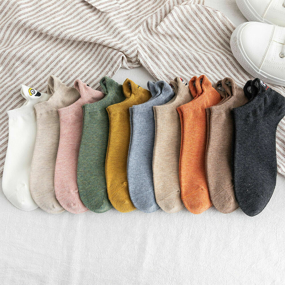 Cartoon Socks Short Spring And Summer Fashion Cute Smile Comfortable Funny Socks