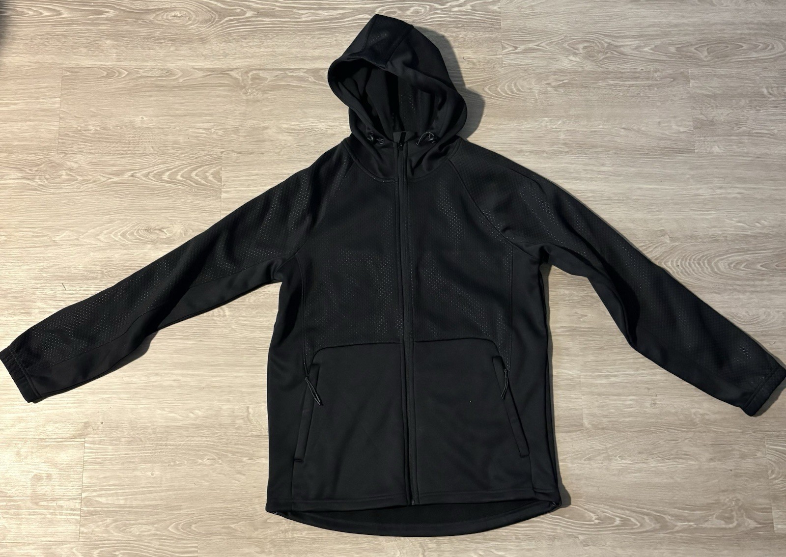 CSG Pierce Performance Full Zip Hoodie Black XL NWT Reflective Zip Pockets
