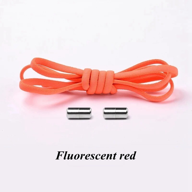 No Tie Elastic Lock Shoe Laces ShoeLaces Strings for Kids Adults Sneakers