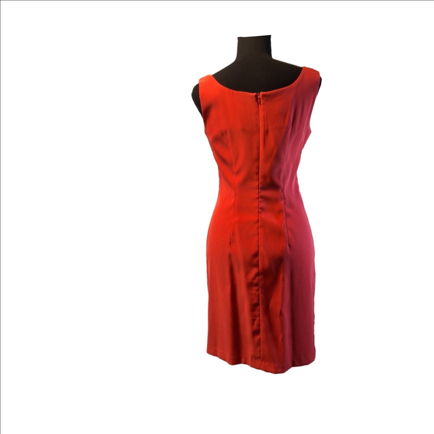 Elevate Your Style with Our Elegant Red/Coral Sleeveless Dress – Perfect for Any