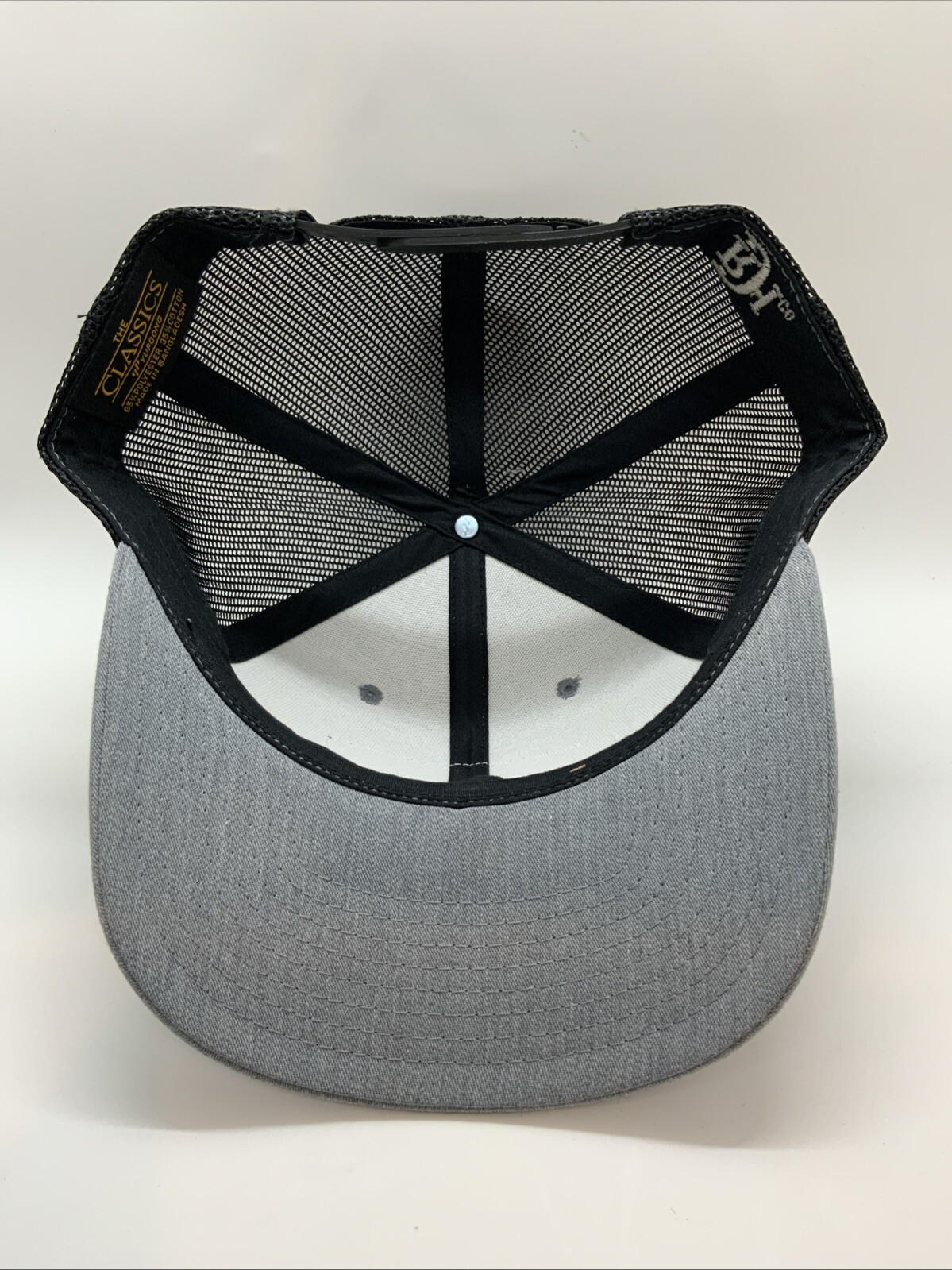 Red Dirt Hat Deer Hunter Patch Grey/ Black Mesh Trucker Patch Cap RDHC- 114