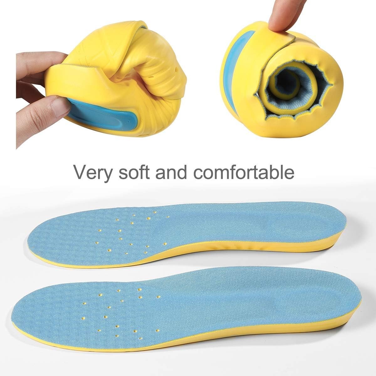 Custom Fit Memory Foam Insoles – Pain Relief for Heel Spur & Plantar Fasciitis