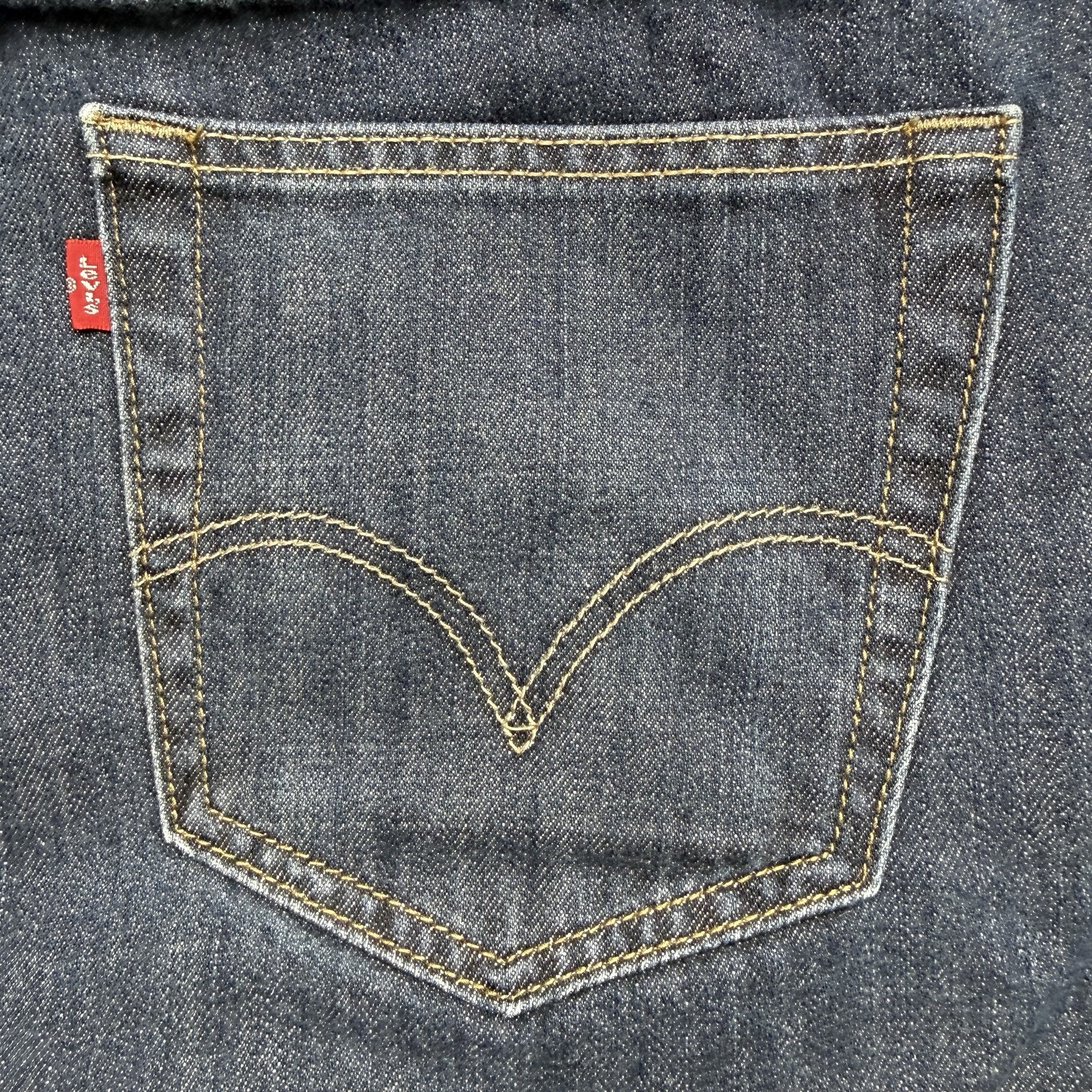 Levi’s 527 Vintage Y2K Low Boot Cut Jeans Mens 36×30 Dark Wash Blue Denim