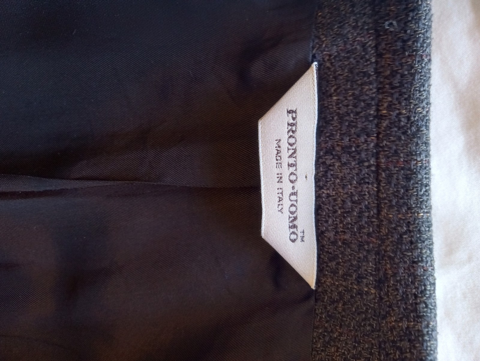 Pronto Uomo Blue & Charcoal Windowpane Silk Wool Sportcoat Blazer 37R