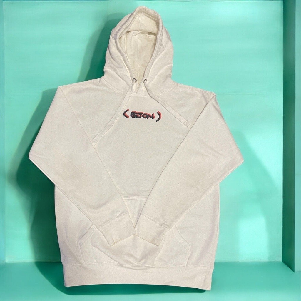 Cotton Heritage Unisex “Be You” Graphic Hoodie White Size L