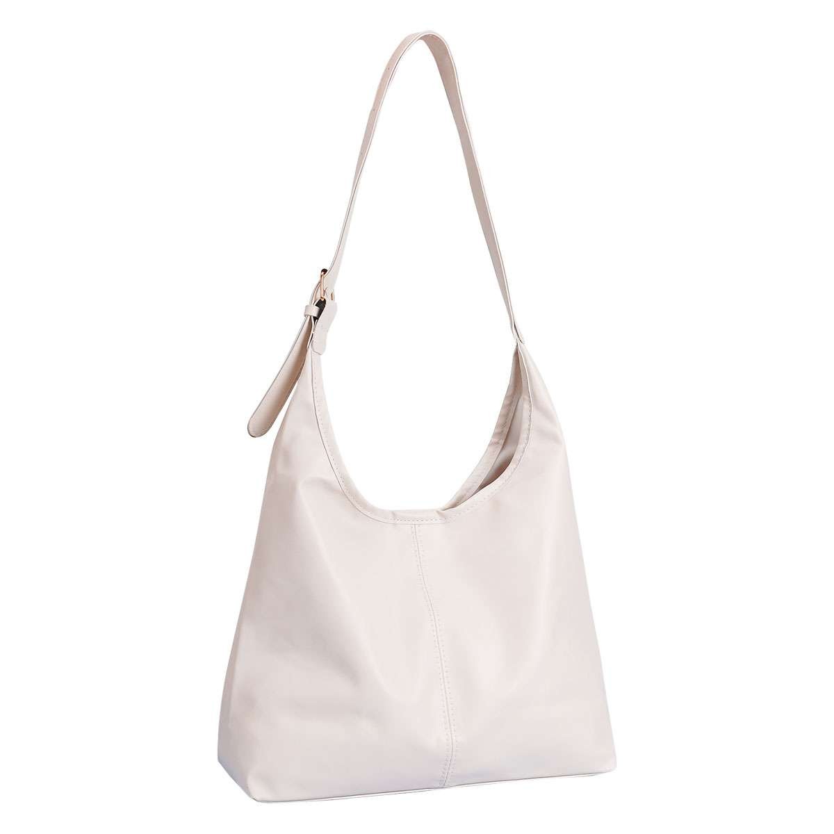 Soft PU Slouchy Bag Adjustable Strap Large Daily Shoulder Purse For Women
