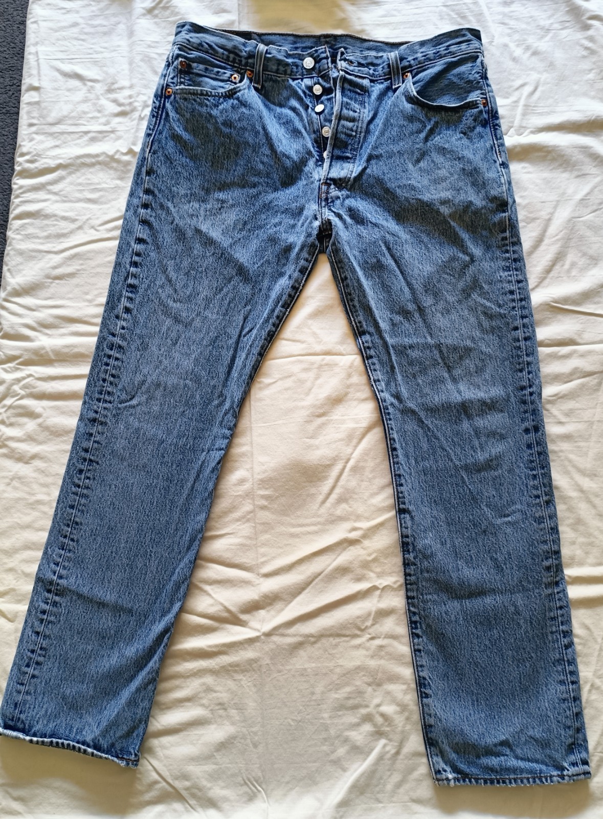 Levis 501s Mens W34 L32 Medium Blue … (9)