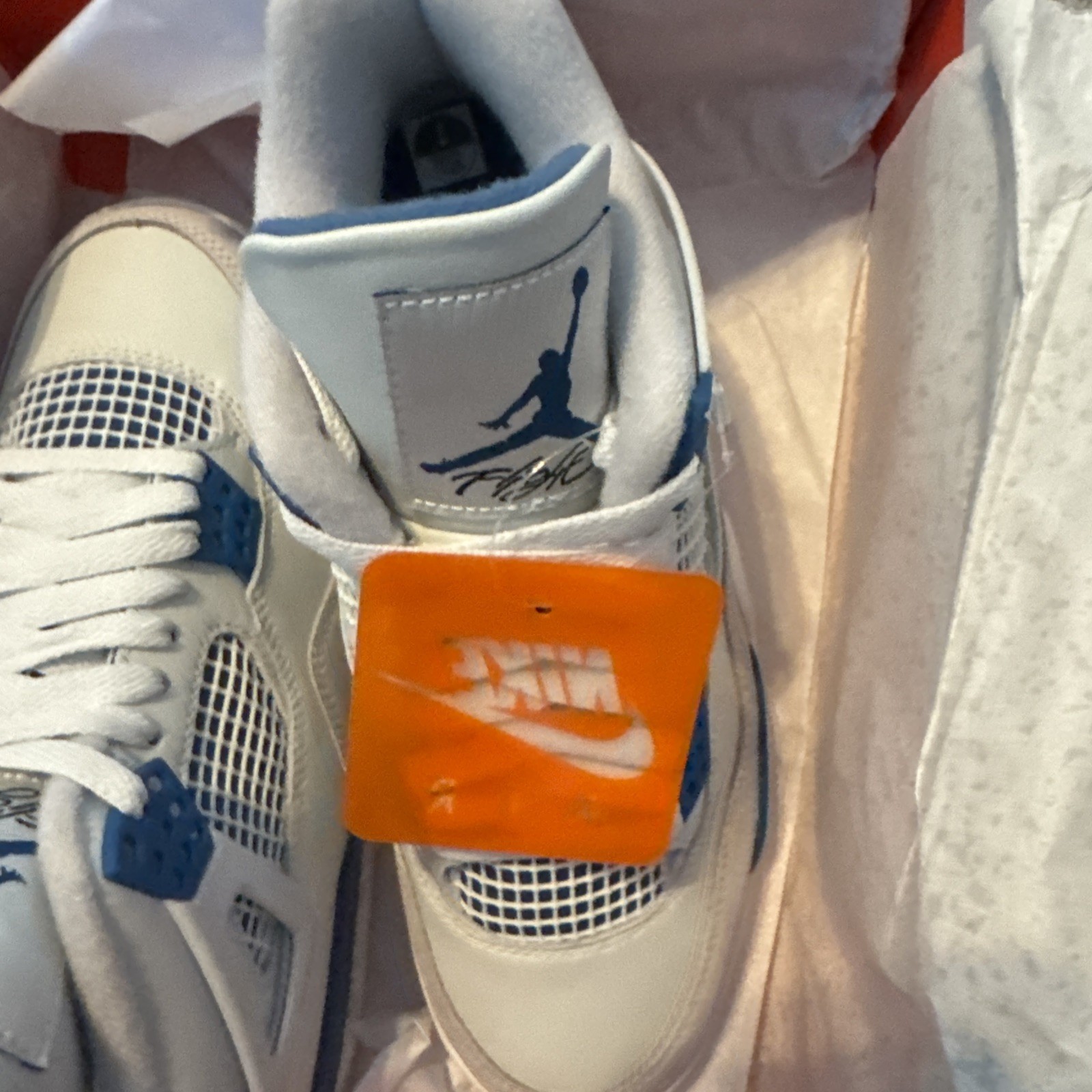 Air Jordan 4 Retro “MILITARY BLUE” 2024 – Size 7 – fv5029 141 (10965-7)