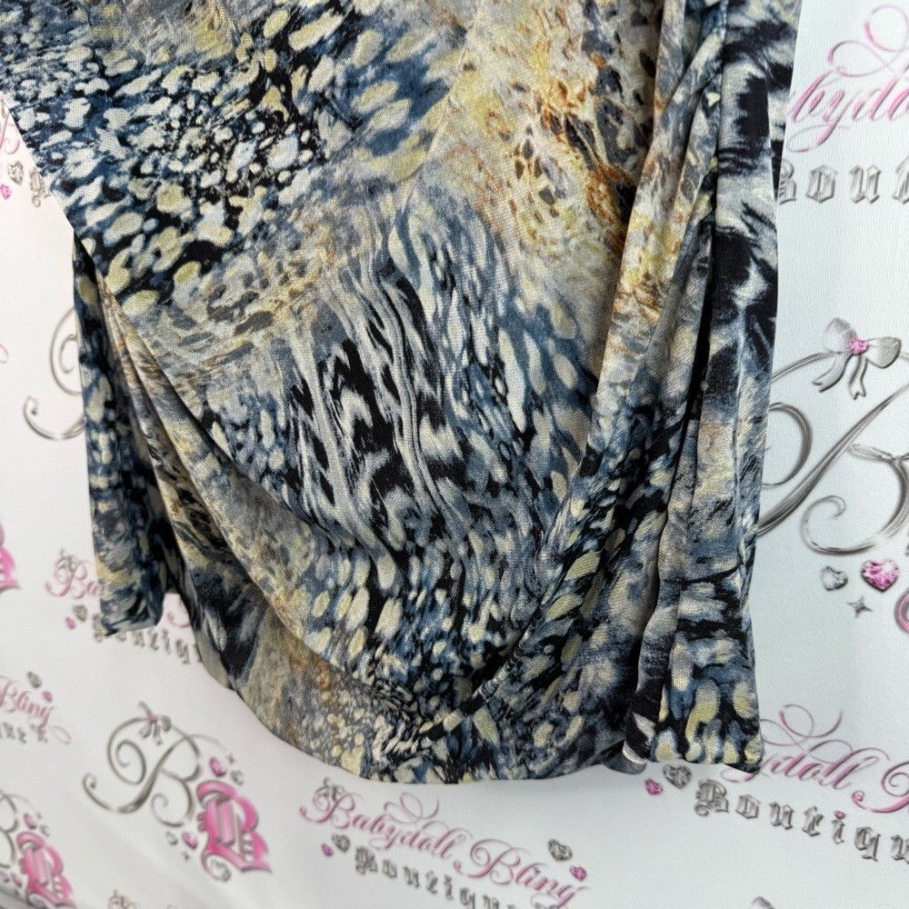Cable & Gauge tank top towel, neck, cheetah leopard Animal Print Sleeveless Top