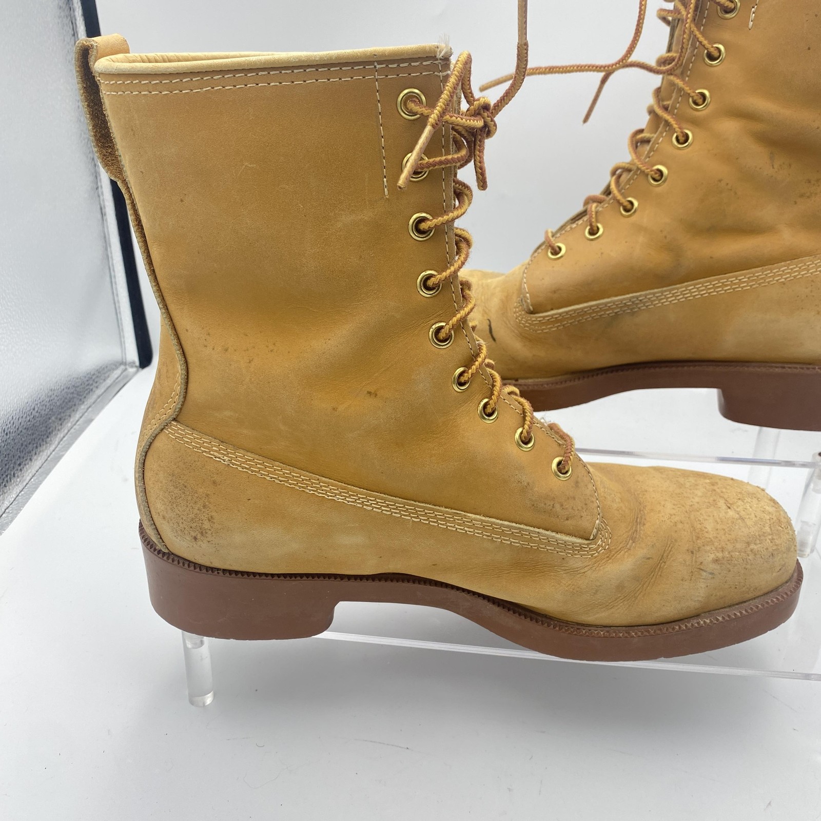 Vintage Gorilla Sub Zero Insulated Boots Mens Size 8.5 Leather Plainsman 90s