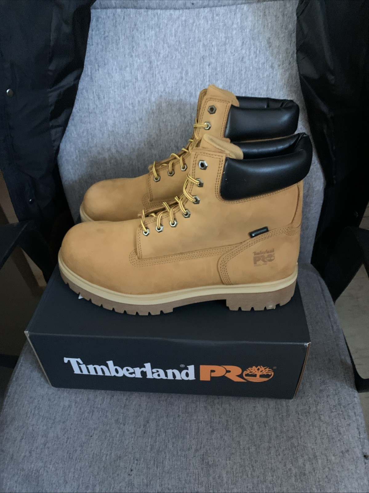 Pick Size/Color – Timberland Pro Men’s Black DIRECT ATTACH 6″ Waterproof Boots