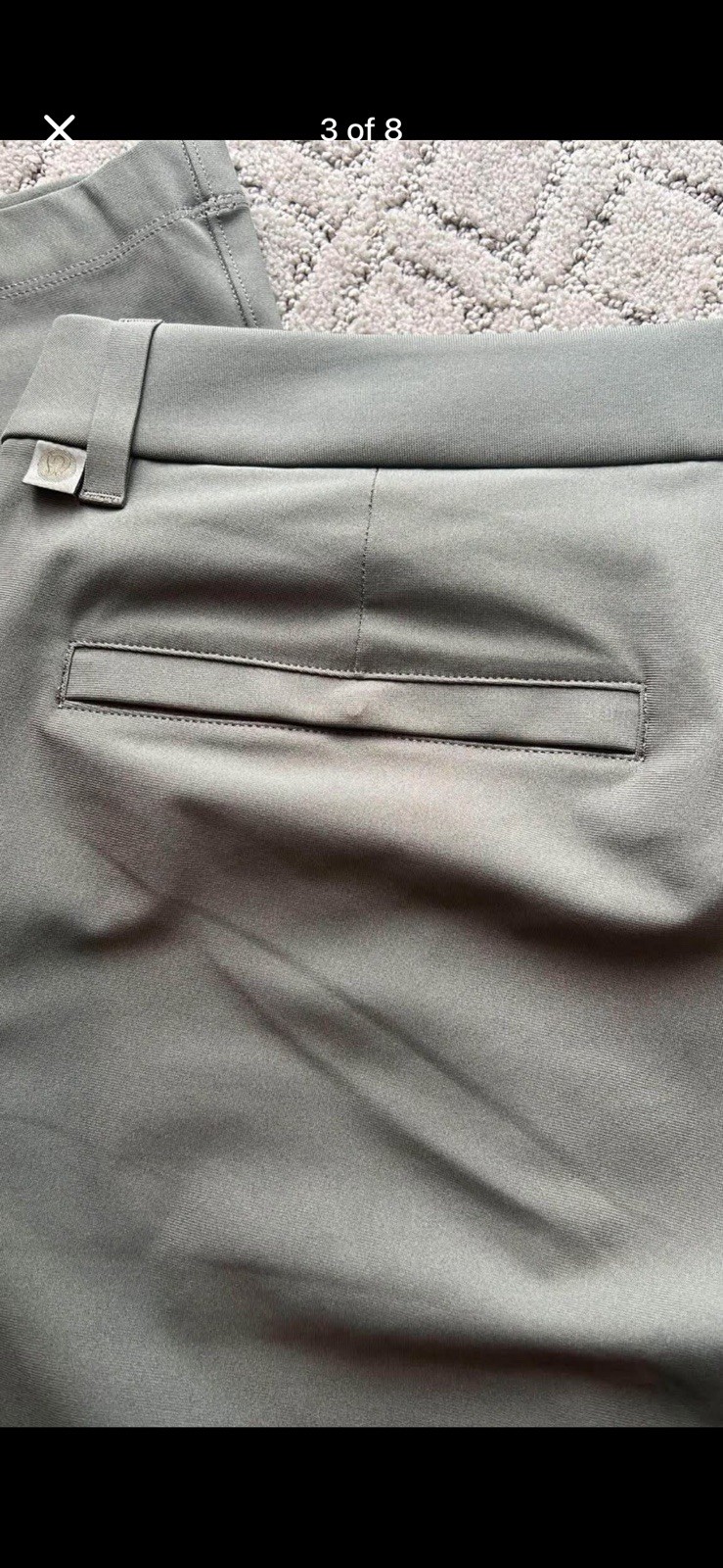 Lululemon ABC Pant Classic Size 30 Warpstreme Army Green 2 Way Stretch M5426