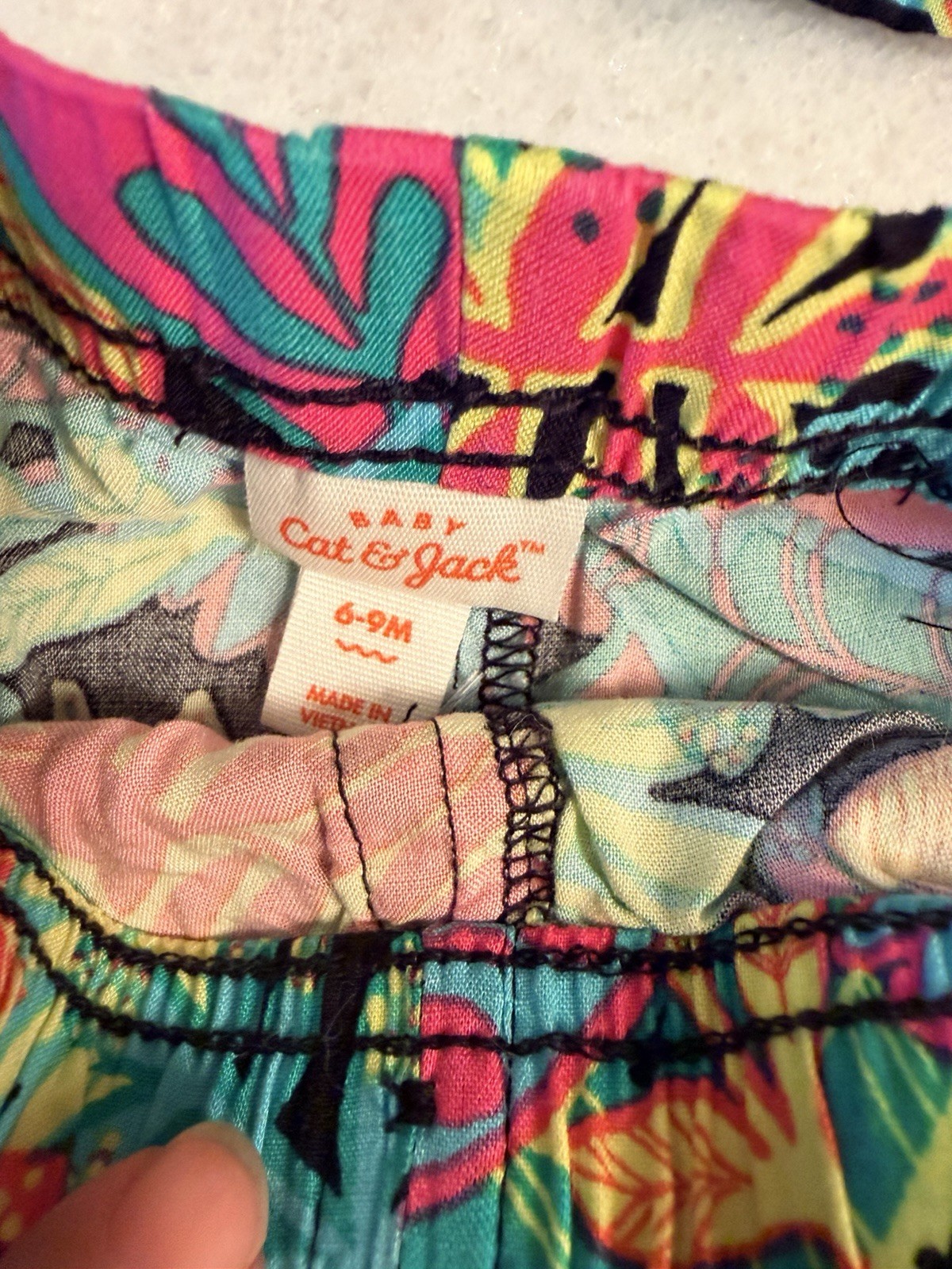 Cat & Jack floral boys set 6-9 Months