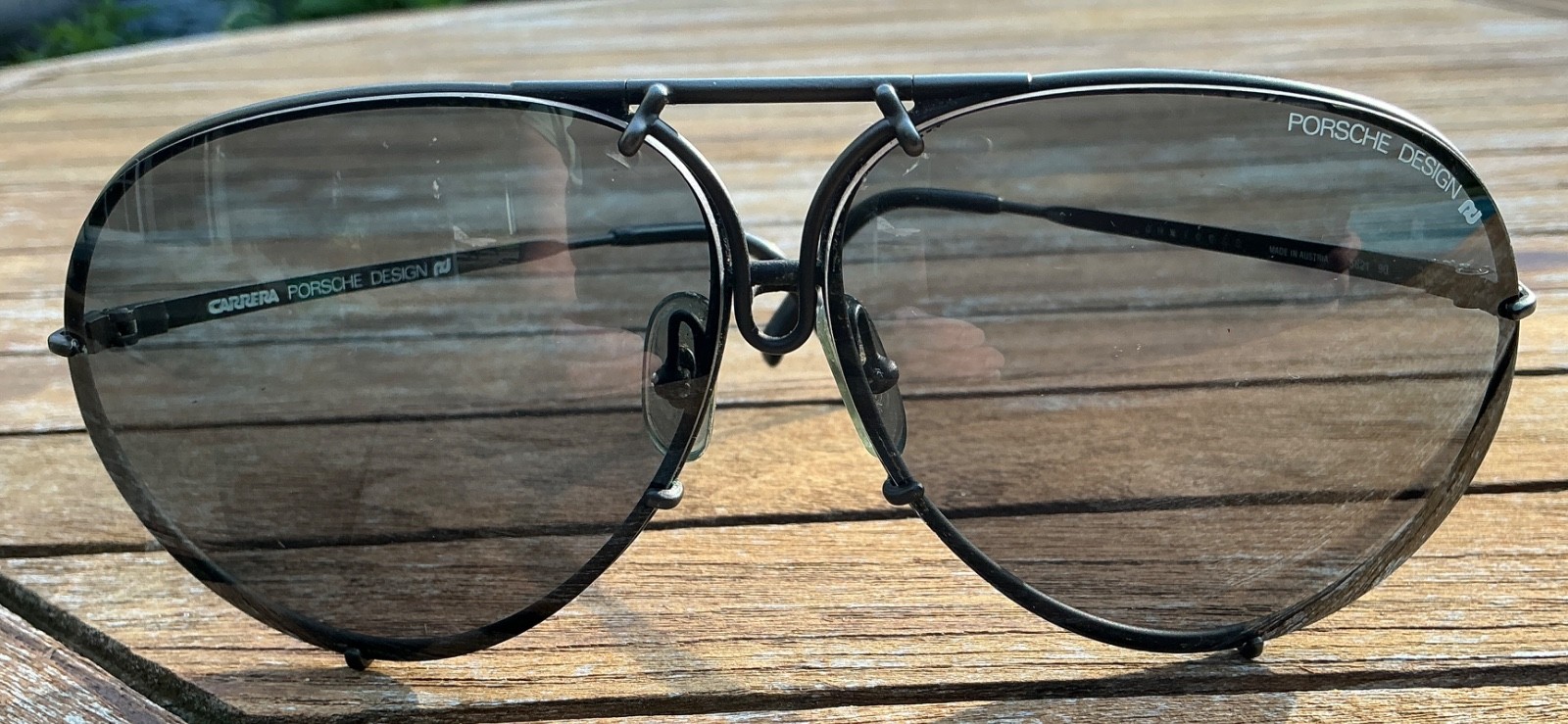 Vintage CARRERA PORSCHE DESIGN 5621 Austria Matte Black/Smoke Lenses VGC
