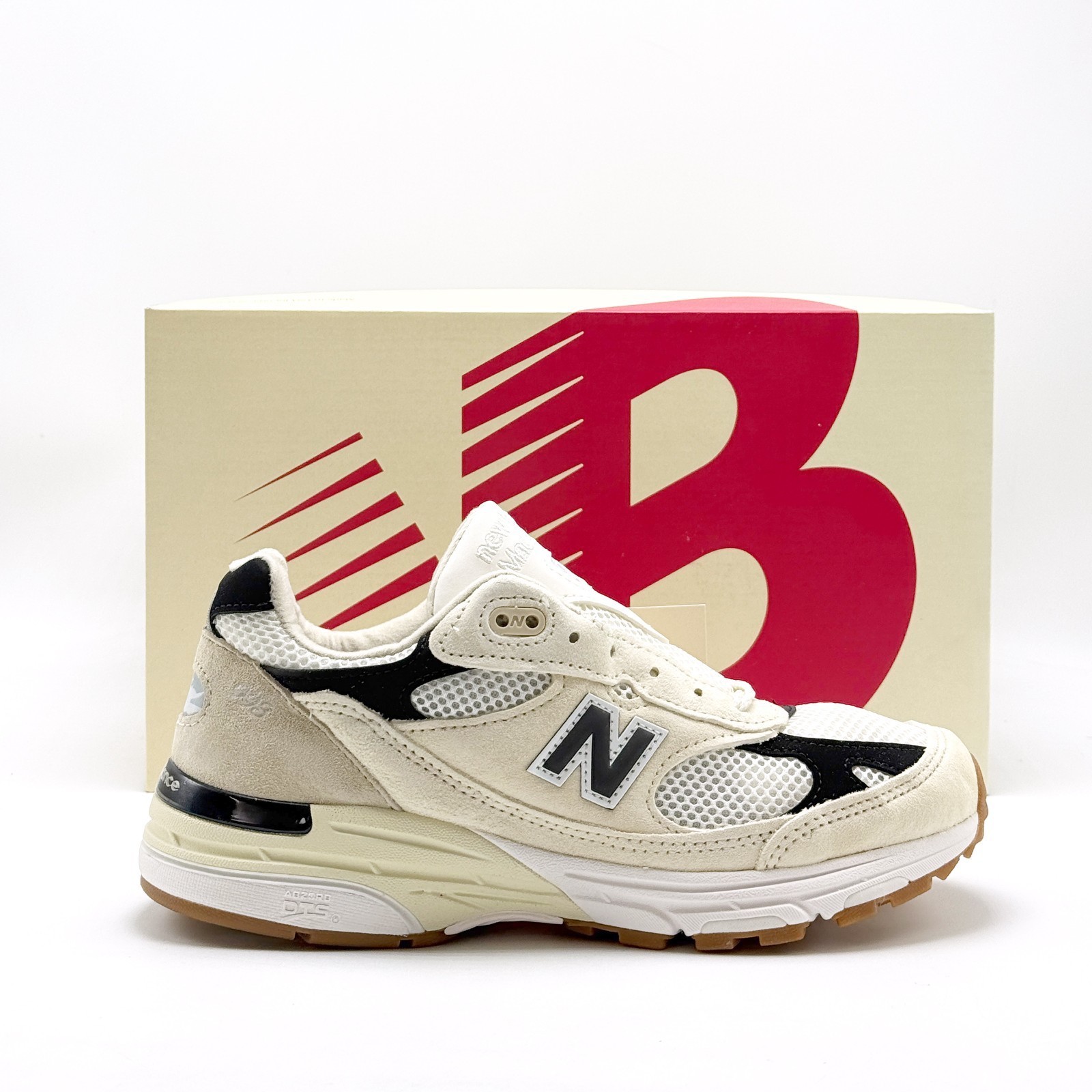 *NEW* Men New Balance Teddy Santis x 993 Made in USA ‘Sea Salt Black’ (U993WS)👍