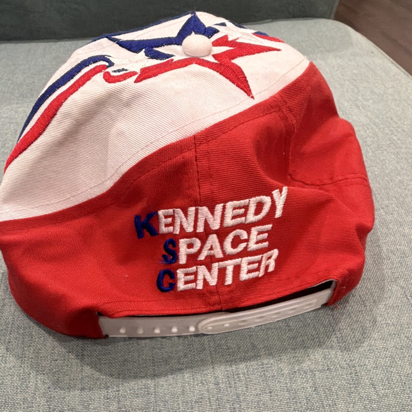 NASA Kennedy Space Center Florida Embroidered Snapback Hat Vintage RARE