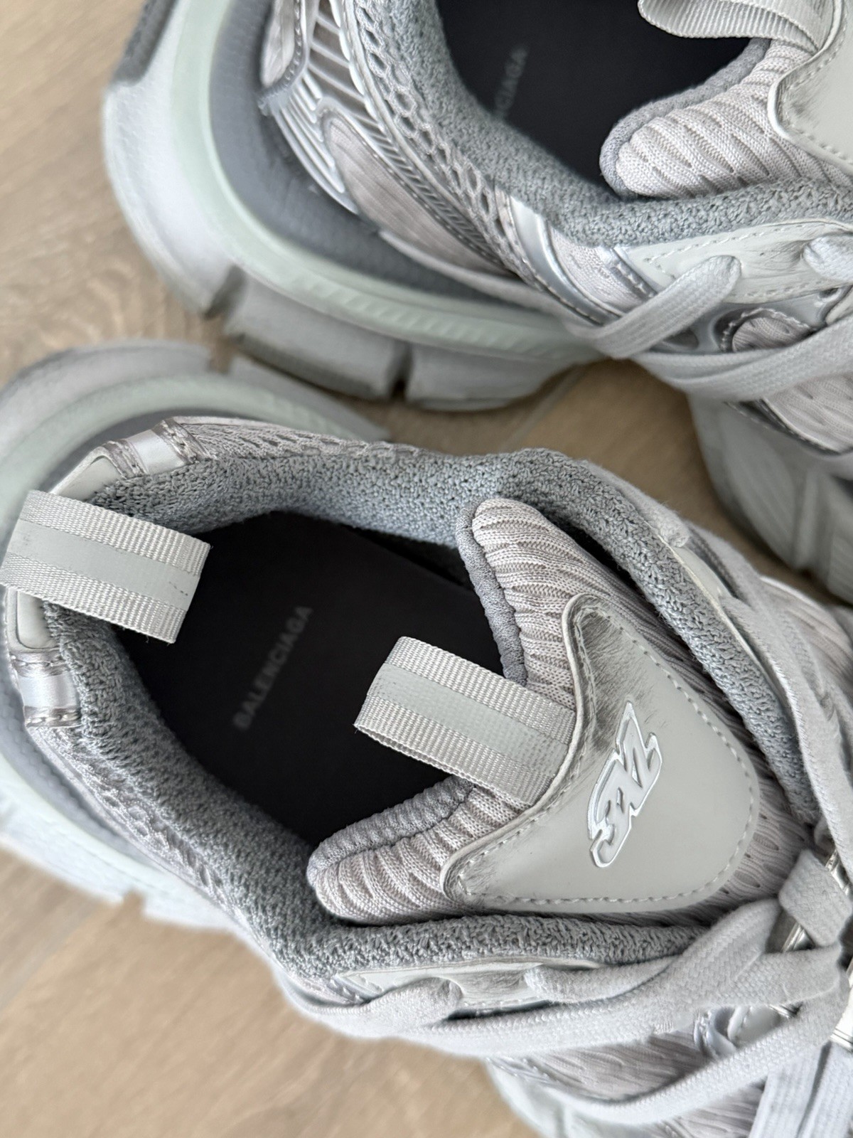 Balenciaga 3XL EXTREME LACES B SNEAKER IN GREY