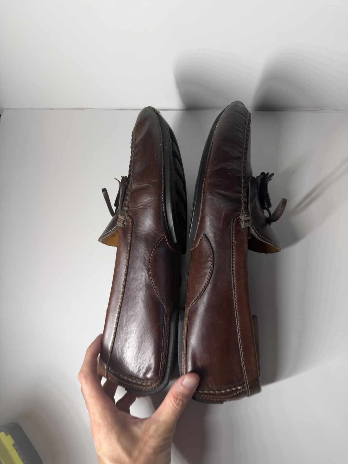 POLO Ralph Lauren Men’s 11.5 D Brown Driving Moccasins