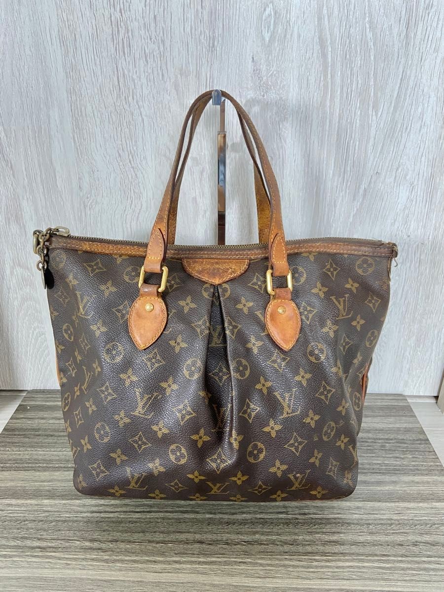 LOUIS VUITTON Bag: Palermo GM M40146 Brown W30H26D17cm w/o accessories;