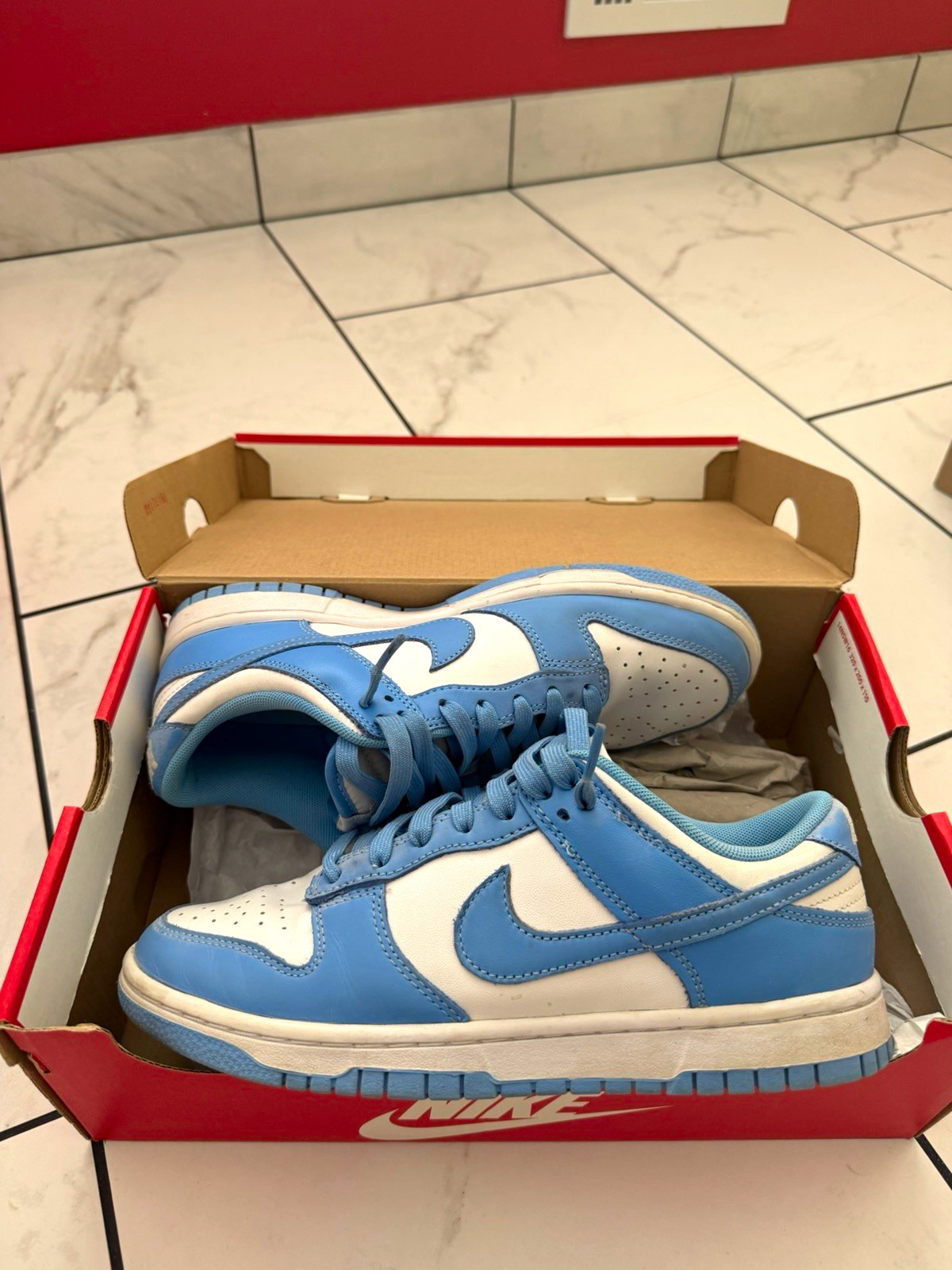 Nike Dunk Low Retro (UNC) University Blue White/University Blue/White