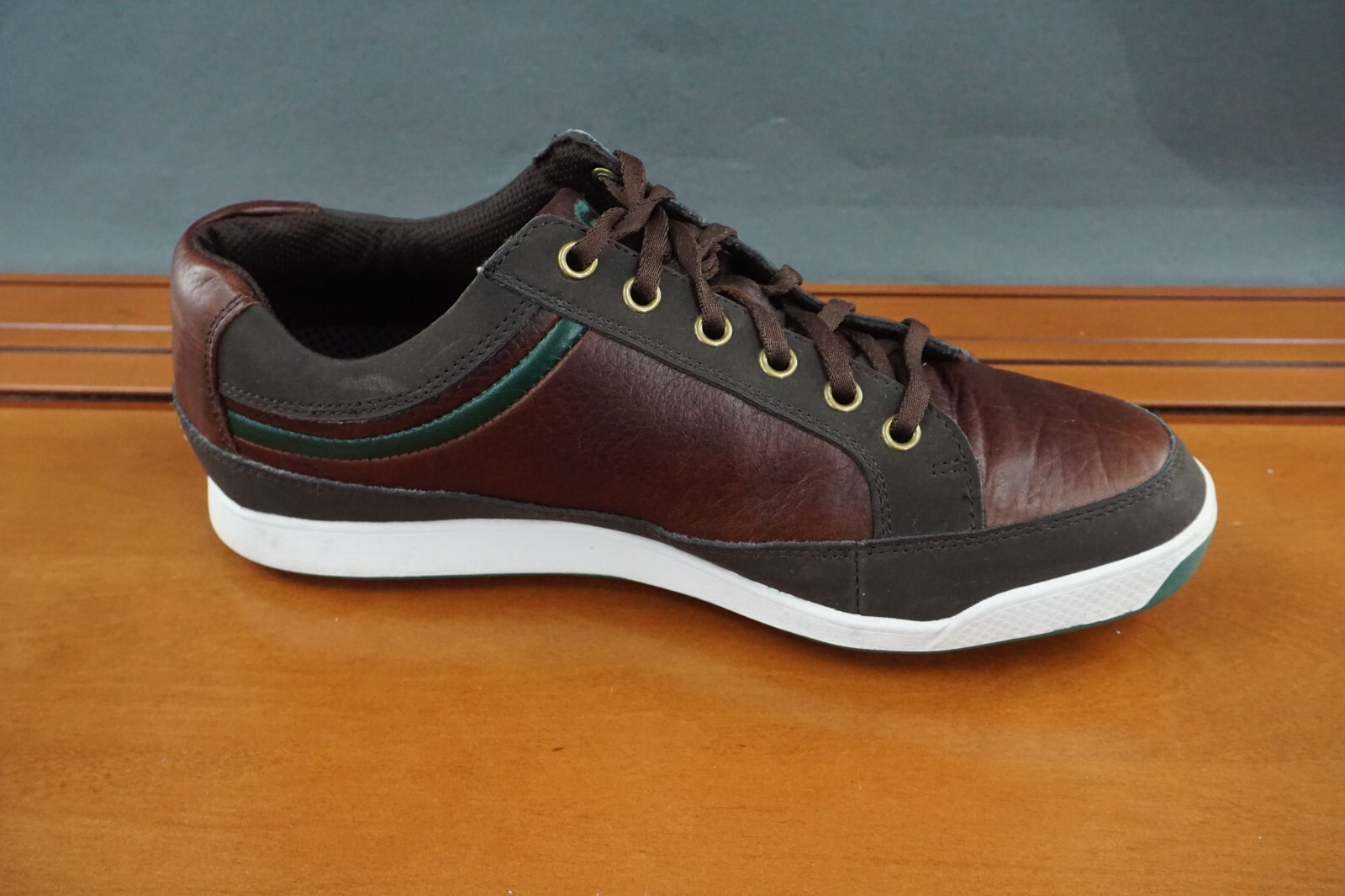 FootJoy Contour Men’s Size 8.5 W Shoes Brown Leather Lace Up Casual Golf Shoes