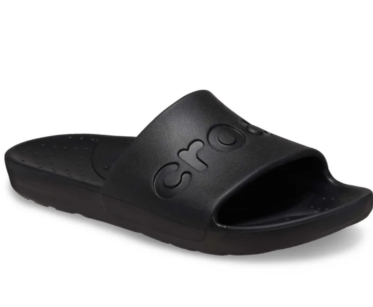 Crocs Slip on Slide Unisex Men 8 / Women 10 – Black( 210088-001)