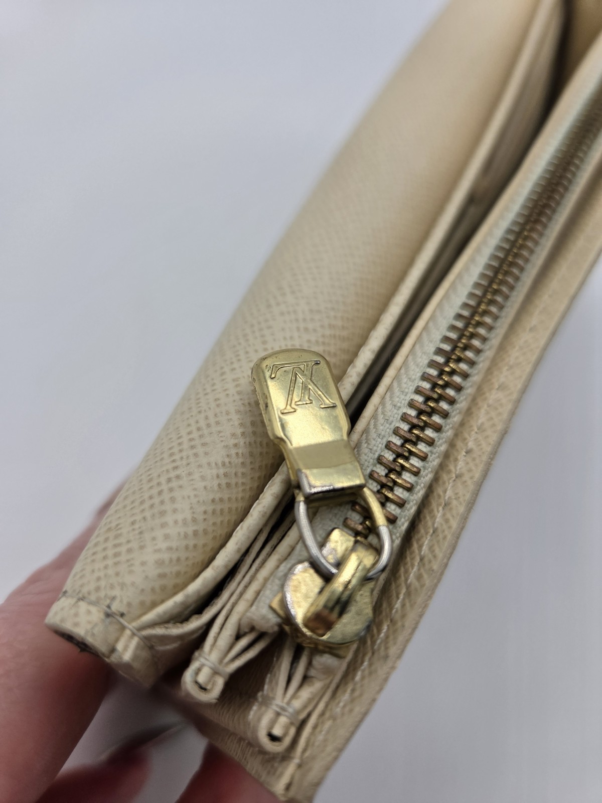 Louis Vuitton Damier Azur Sara Wallet W Box Dust Bag And COA