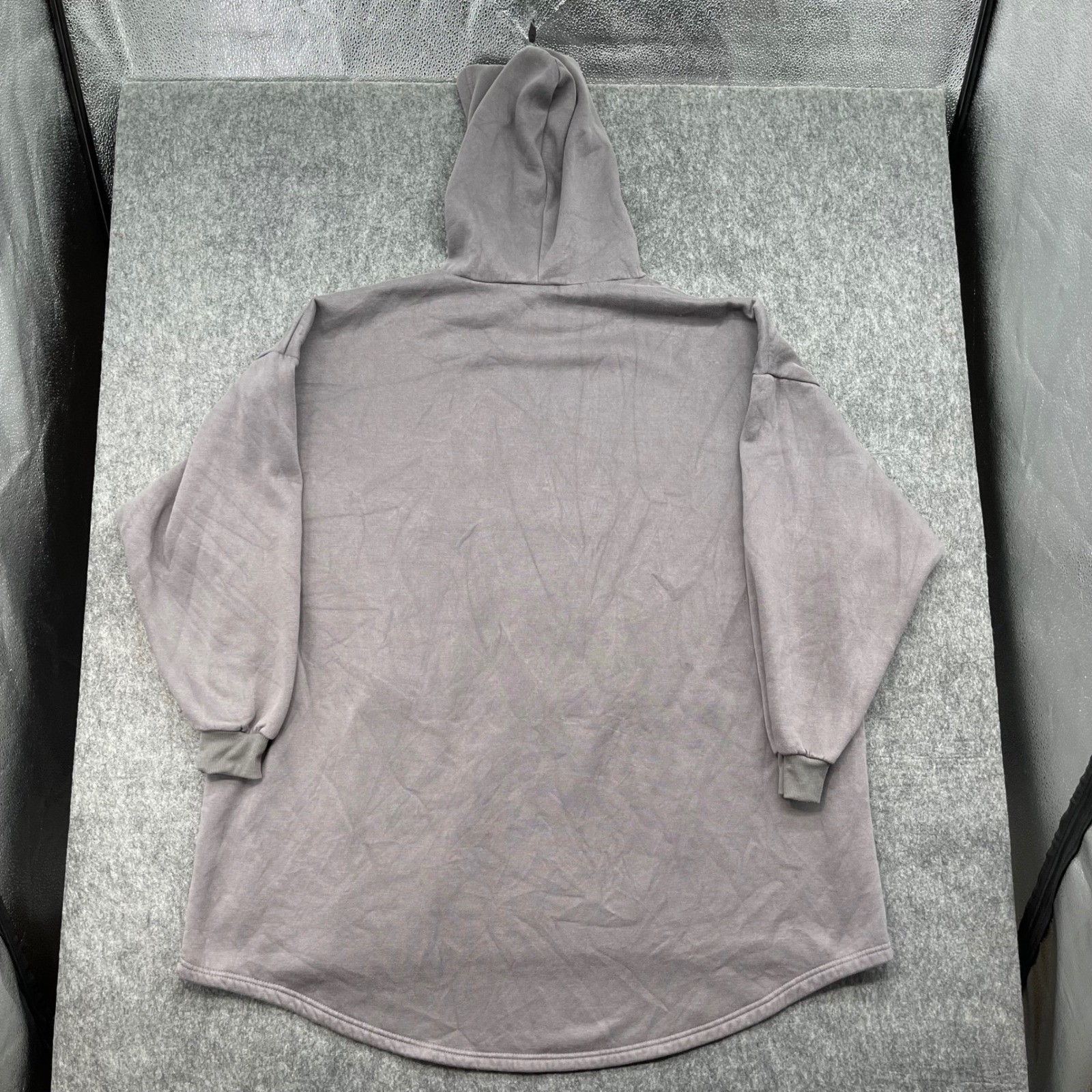 The Comfy Hoodie Blanket Gray Sweatshirt Fleece Lined One Size