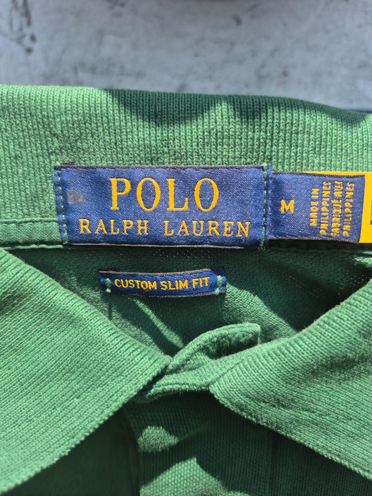 Polo Ralph Lauren Custom Slim Fit Green Graphic Polo Shirt Dragon Tiger 67th Air