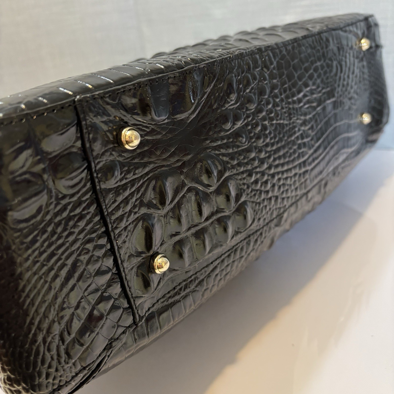 BRAHMIN ADINA Black Melbourne Leather Tote Leather NWT – See pics / 2 available