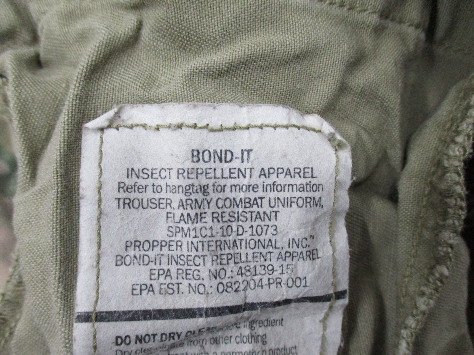 ORIGINAL OEF ARMY MULTICAM OCP COMBAT UNIFORM FR WORK PANTS CARGO TROUSER BOTTOM