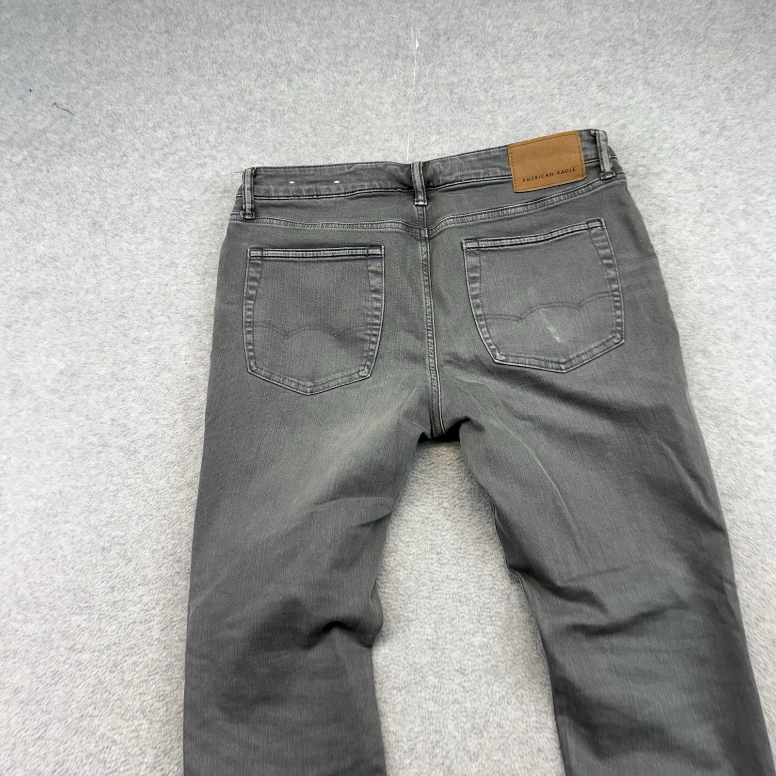 American Eagle Next Level Flex Slim Fit Jeans Mens 34×30 Gray Denim Stretch
