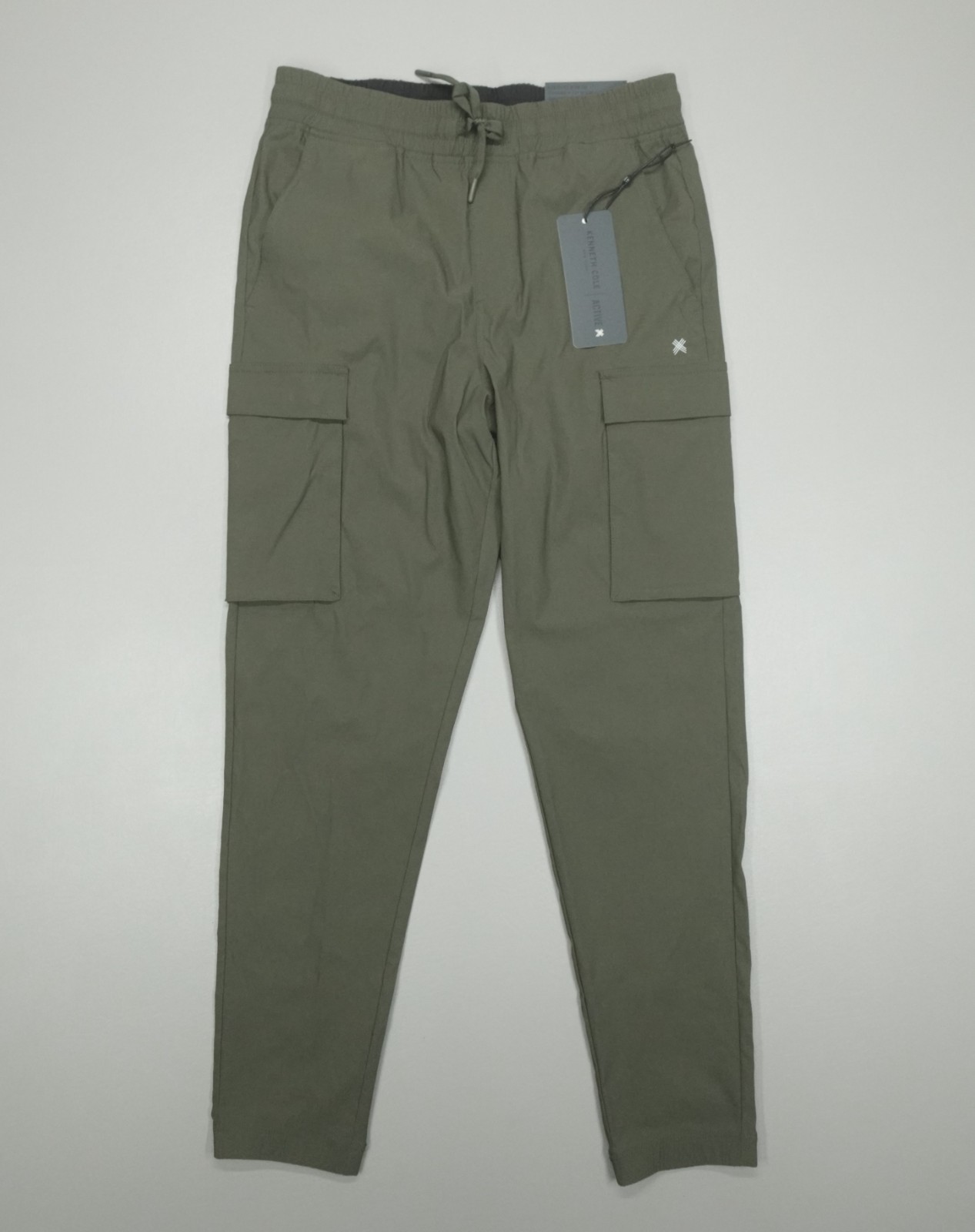 Kenneth Cole Performance Tech Cargo Jogger Pants Men’s Forest Night KE9H93FNTF