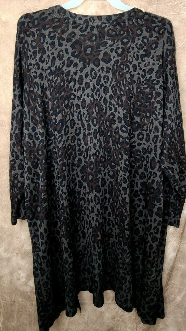 3X Terra & Sky Cardigan Sweater Long Lightweight Women’s Plus Size 24W-26W