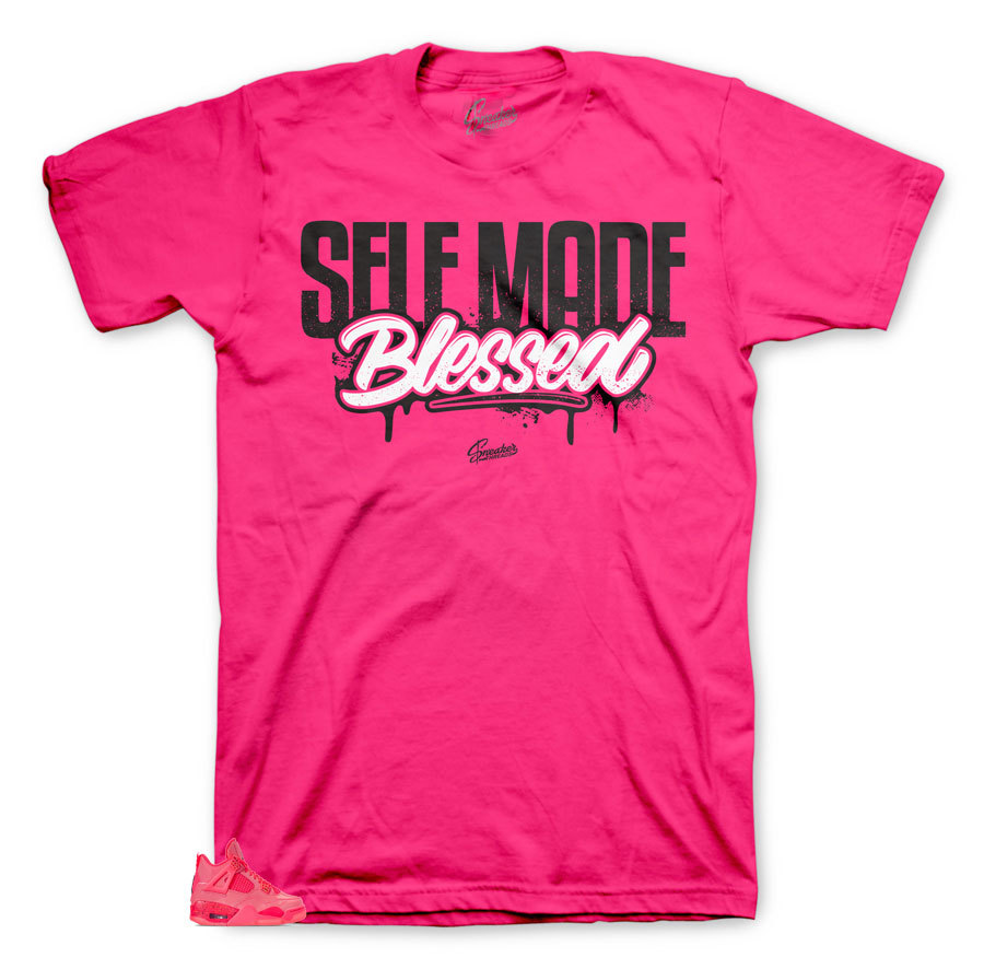 Shirt Match Jordan 4 Hot Punch – Self Made Tee
