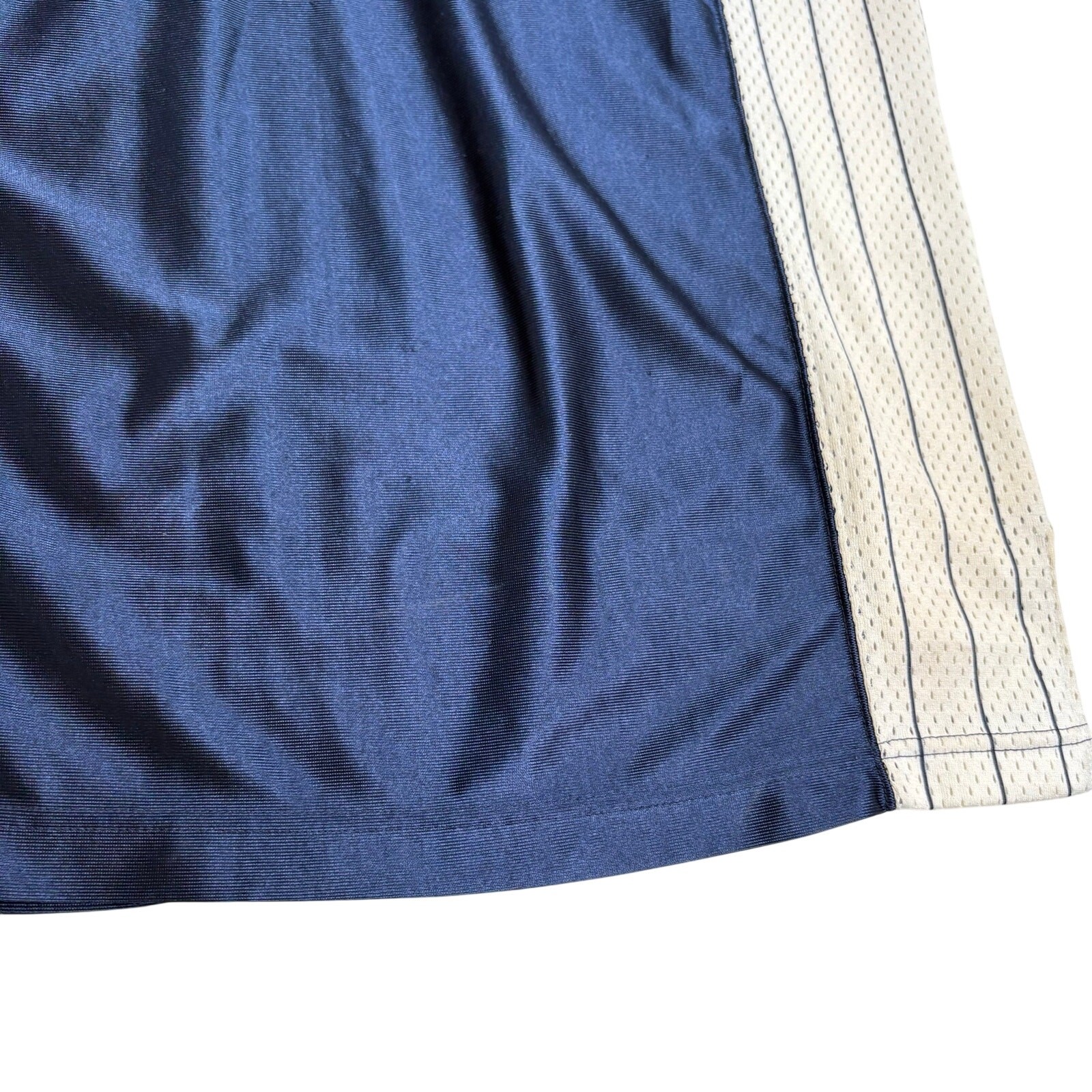 Vintage AND1 Basketball Shirt Medium Y2K Embroidered Dazzle Pinstripe Jersey