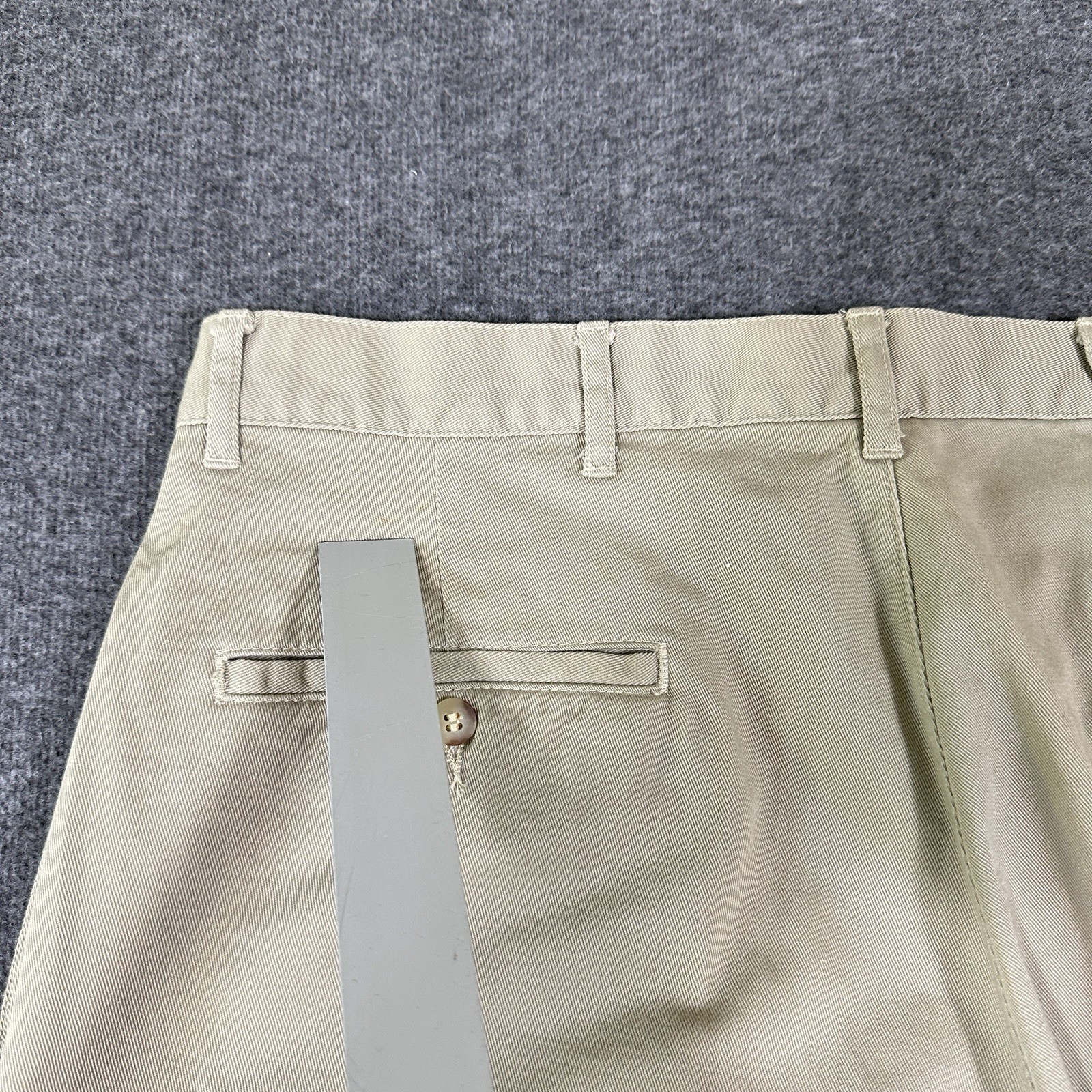 Vtg Polo Ralph Lauren 1967 Chino Pants Mens 34×36 Tall Khaki Tan Cotton Pleated