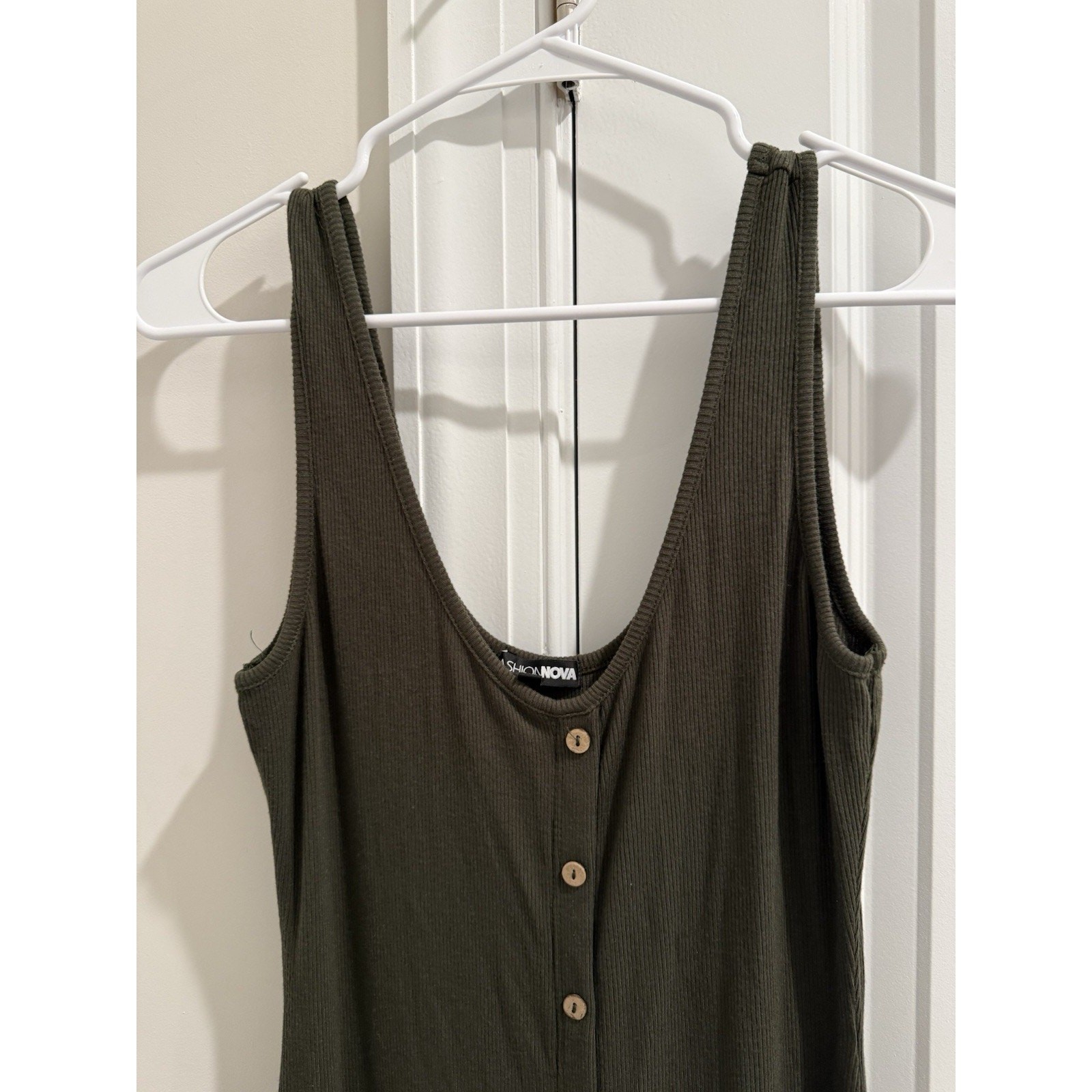 Fashion Nova Green Mini Dress Size L